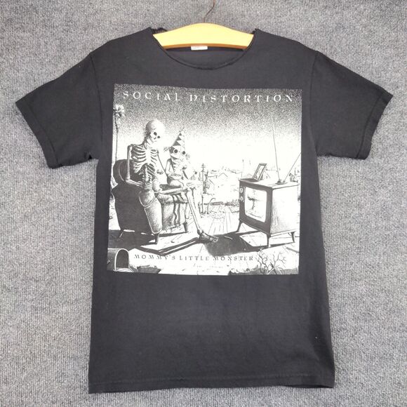 Alstyle Social Distortion Mommy's Little Monster T-Shirt Mens Small Black Cotton - Picture 2 of 16
